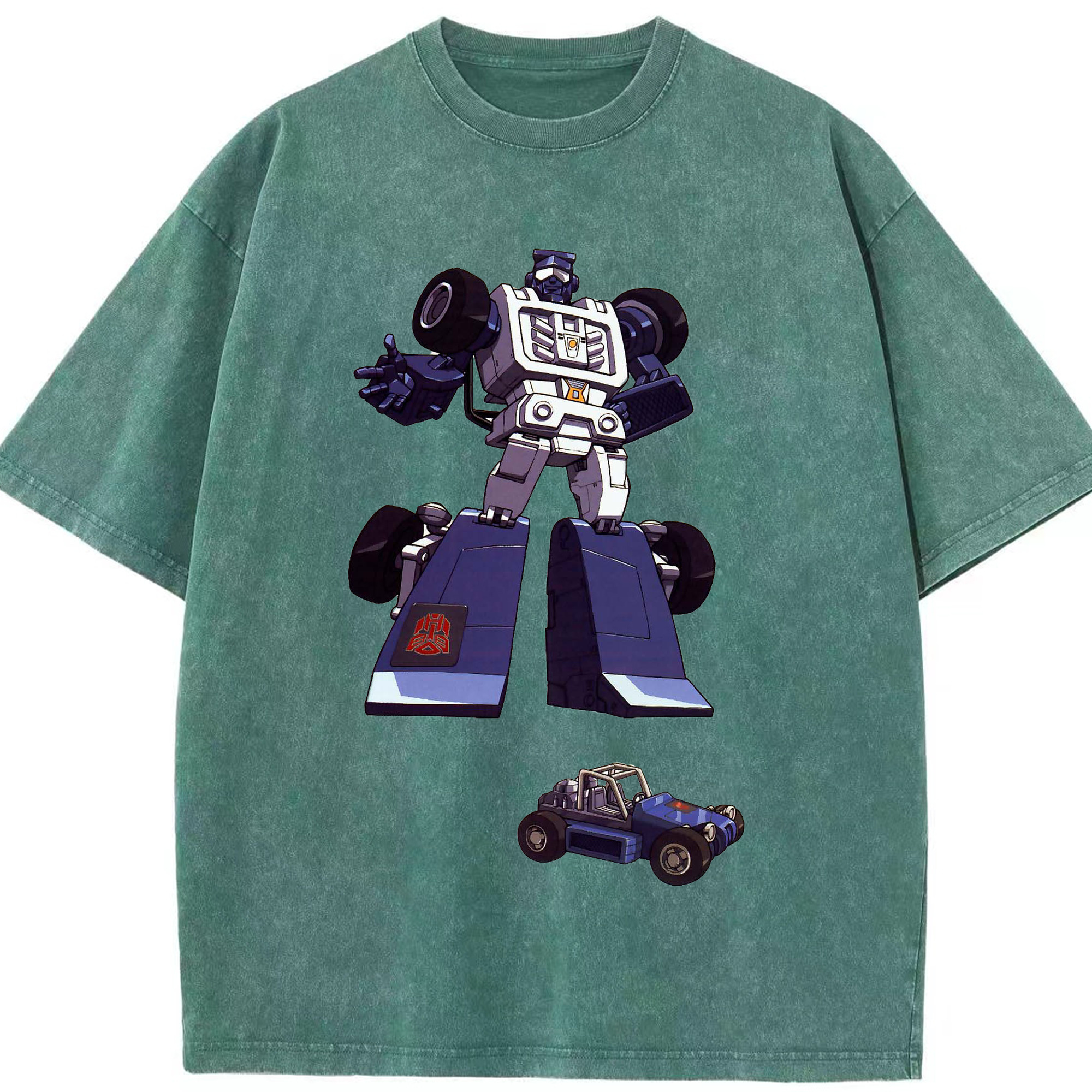 （画像用）  綿100% ヴィンテージ風 半袖Tシャツ（フロントプリント）